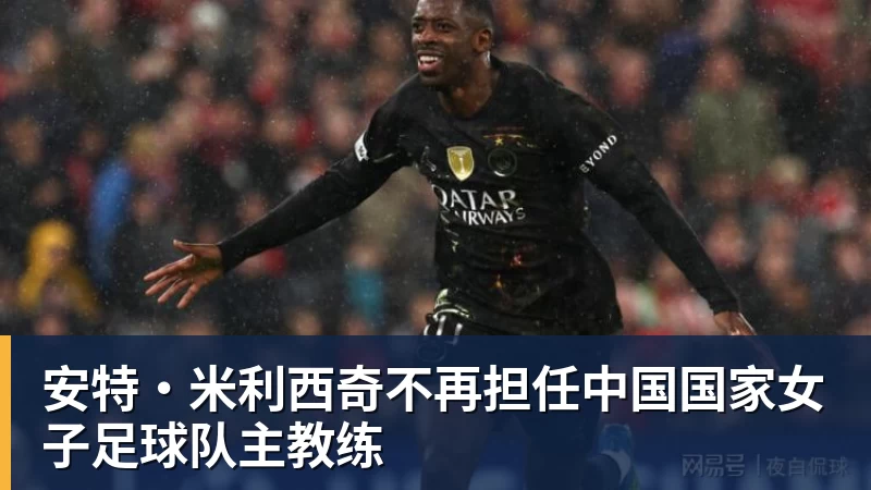 安特·米利西奇不再担任中国国家女子足球队主教练